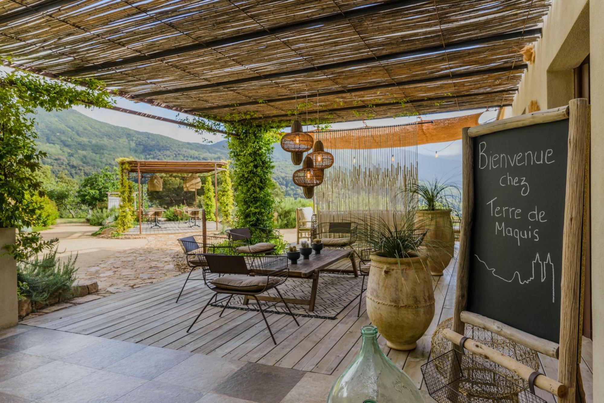 Terre De Maquis, Maison D'Hotes Vue Mer Corse Sari-D'orcino Exterior photo